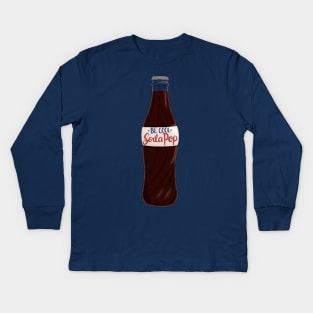 Be cool, Soda Pop Kids Long Sleeve T-Shirt